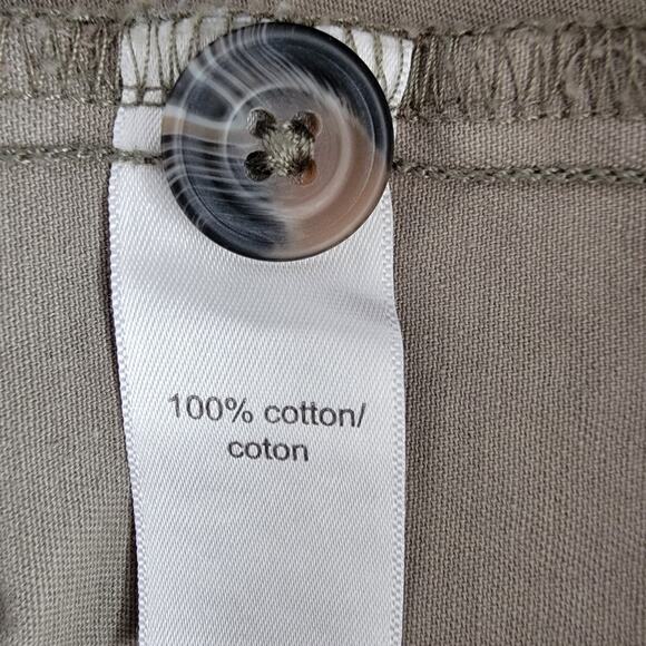 Maurices Jacket Shacket Floral Olive Green 100% Cotton Sz S Gorpcore Casual Boho - Picture 7 of 7